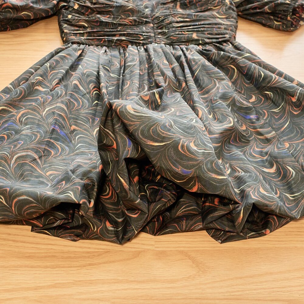 Ulla Johnson / Gwen Dress / Size 2 / Obsidian / Autumn Winter 2022 - Picture 7 of 11